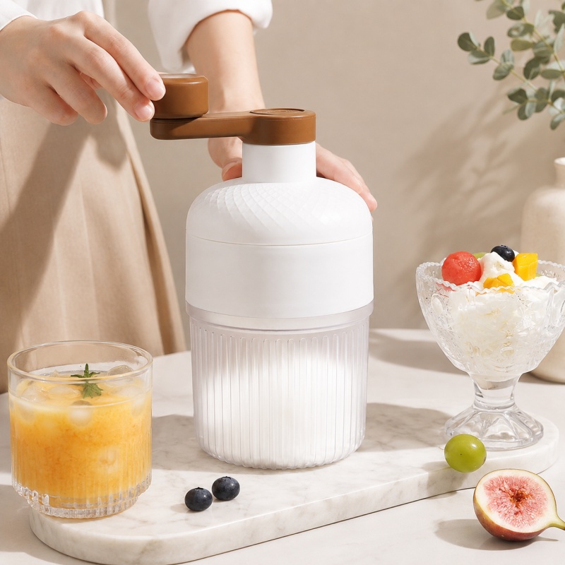 Home Cooking Appliances - Máquina Manual Portátil para Fazer Raspadinha