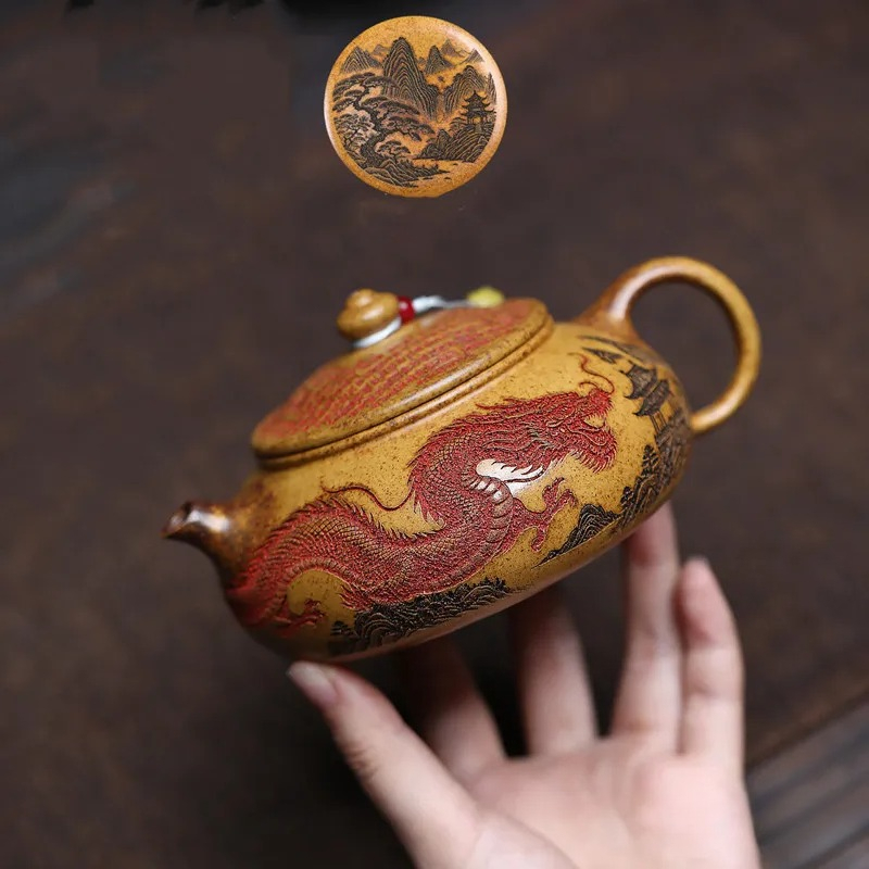 Tagine Clay Pot - Chaleira de Chá de Argila Roxa