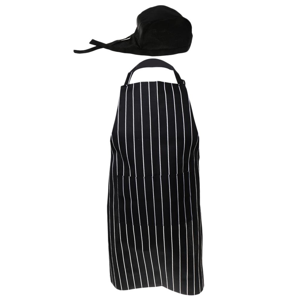 Home Cooking Service - Conjunto de Avental e Touca de