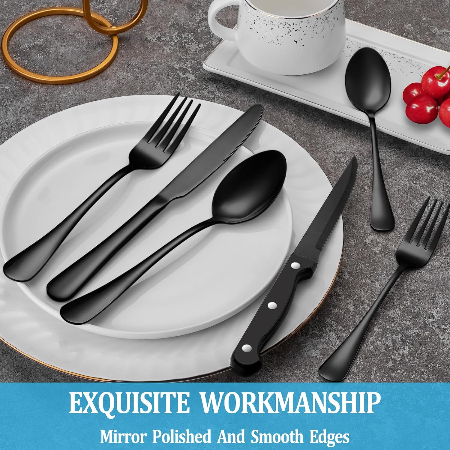 Conjunto de Talheres Pretos de - Home Cooking Utensil Set avaliação e preço