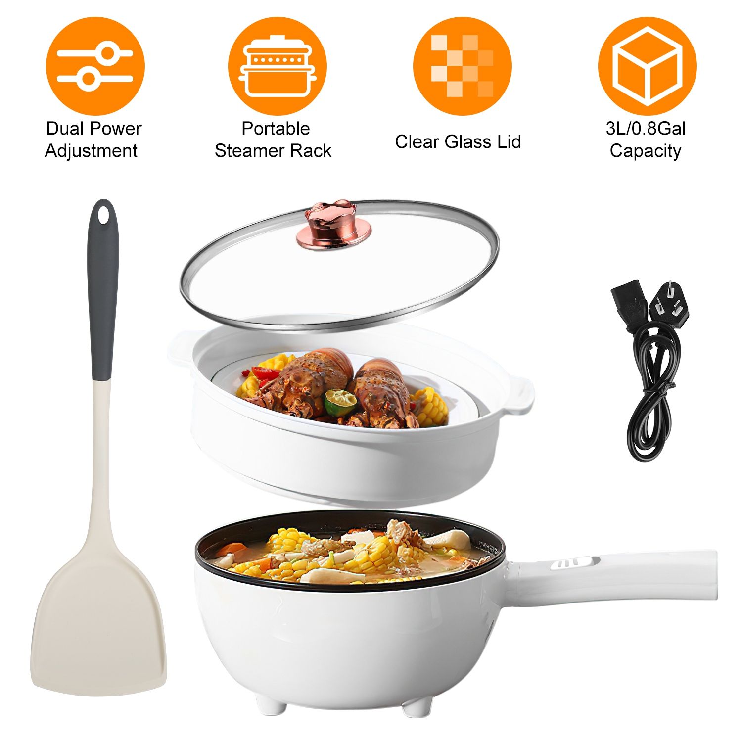 Panela Elétrica Portátil Antia - Hot Pot Portable Dual avaliação e preço