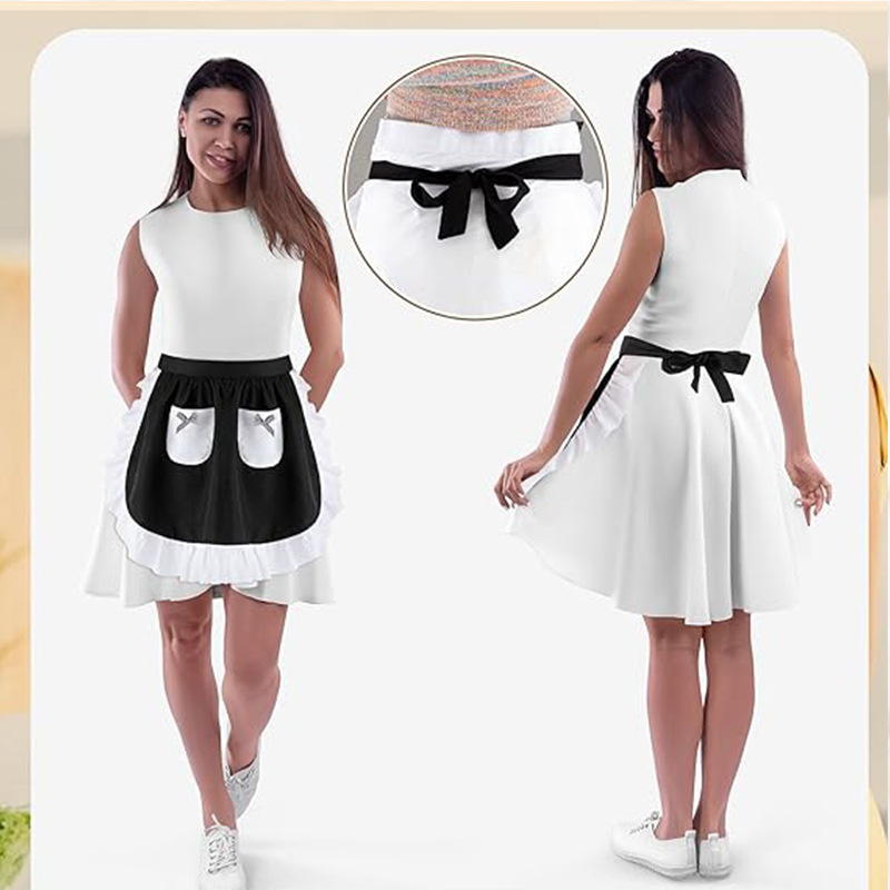 Avental Curto Elegante de Rend - Home Cooking Service avaliação e preço