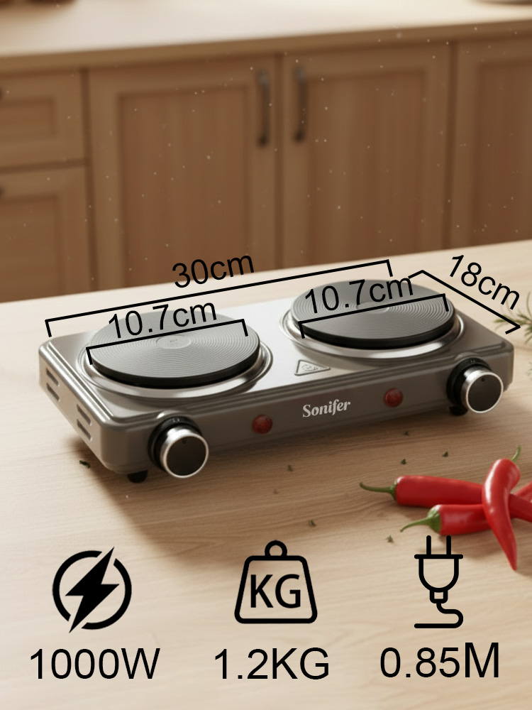 Fogão Elétrico de Duas Bocas S - Hot Pot Portable Dual avaliação e preço
