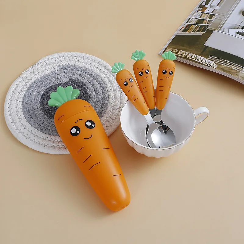 Conjunto de talheres de cenour - Home Cooking Utensil Set avaliação e preço