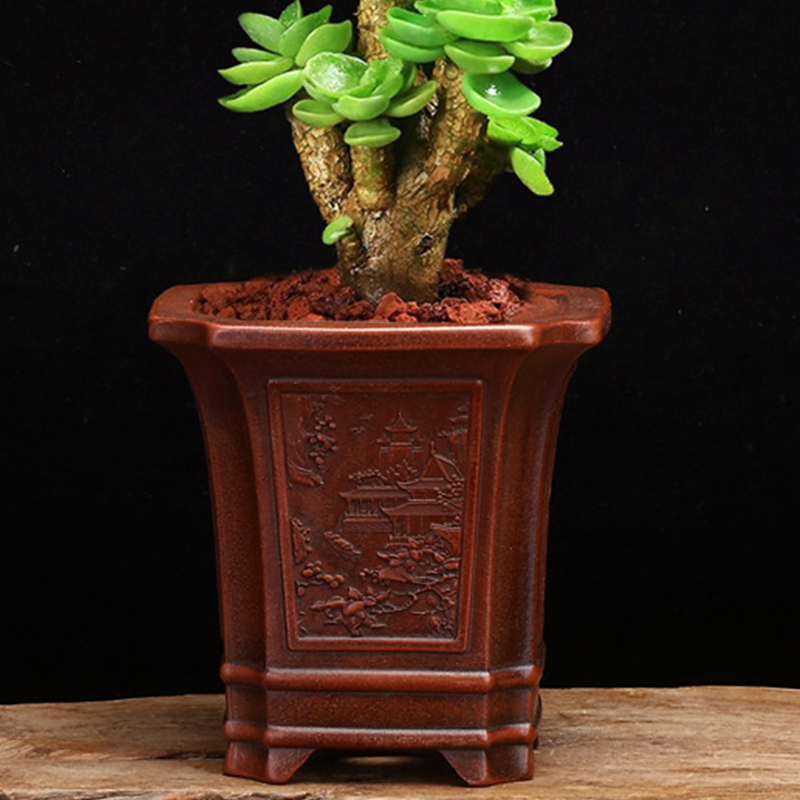 Chinês Antique Purple Clay Pot - Tagine Clay Pot avaliação e preço
