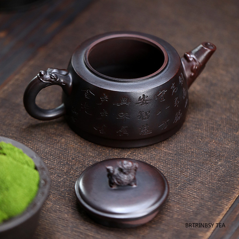 Yixing bule de argila roxa art - Tagine Clay Pot avaliação e preço