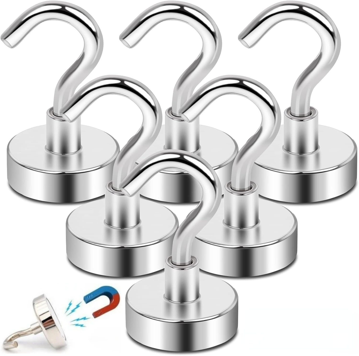 1-80 pçs ganchos magnéticos fo - Home Cooking Delivery avaliação e preço