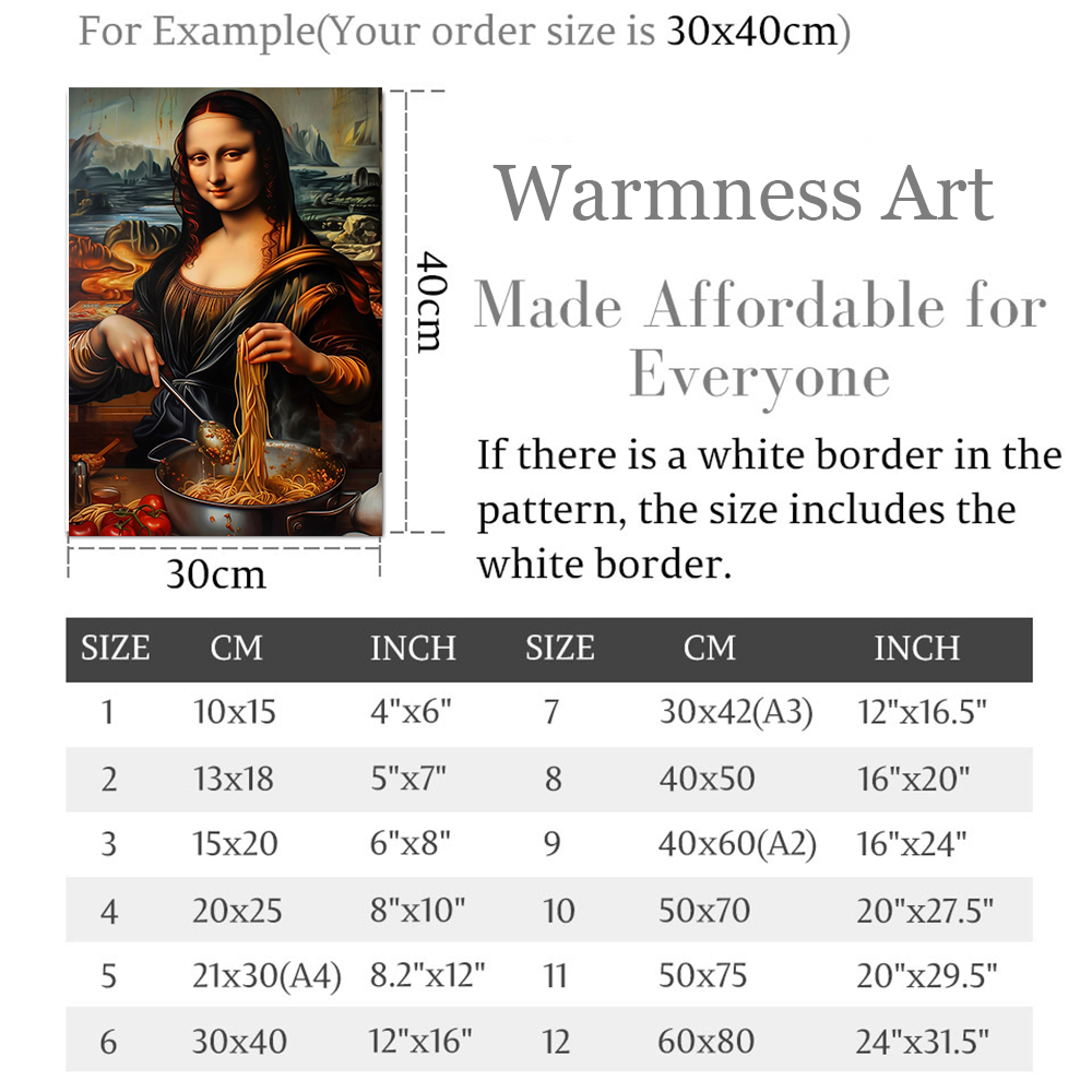 Engraçado mona lisa com cozinh - Home Cooking In Italian avaliação e preço