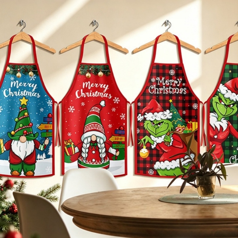 1pc avental de gnomo de natal, - Home Cooking Dinner avaliação e preço