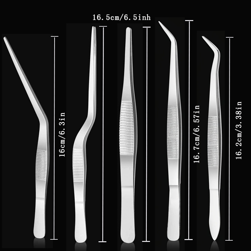 Conjunto de Pinças de Aço Inox - Home Cooking Utensil Set avaliação e preço