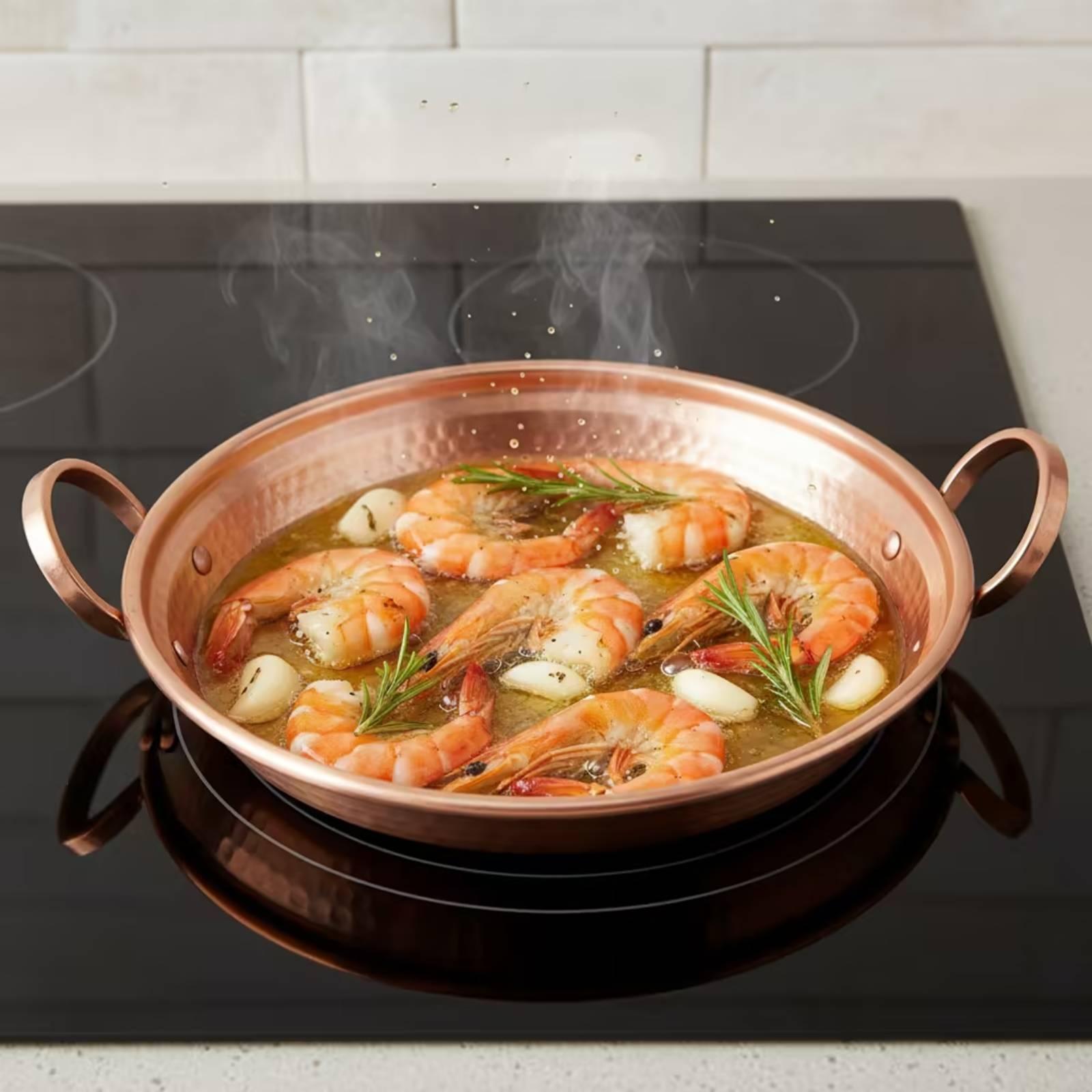 Panela de Cobre com Duas Alças - Home Cooking Host avaliação e preço