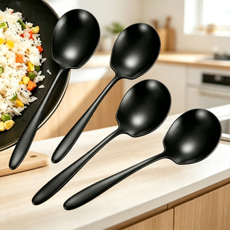 Colher de servir grande de aço - Home Cooking Utensil Set avaliação e preço