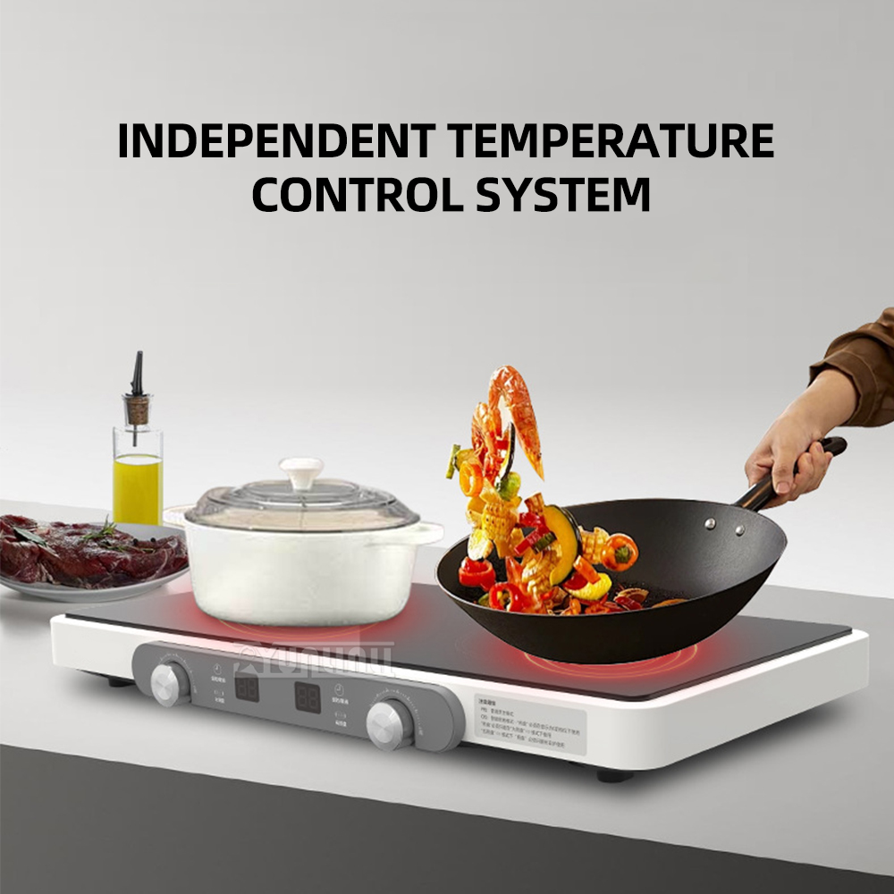 Fogão de indução duplo cozinha - Hot Pot Portable Dual avaliação e preço