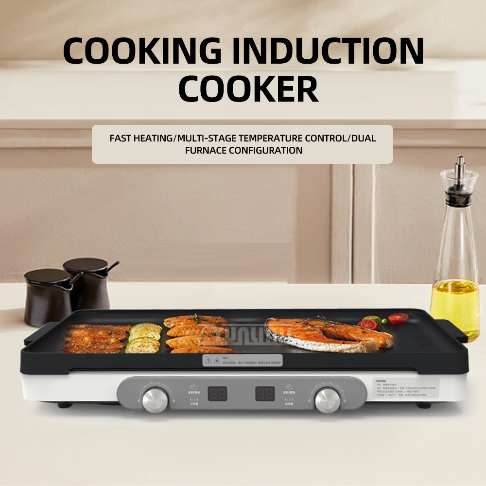 Fogão de indução duplo cozinha - Hot Pot Portable Dual avaliação e preço
