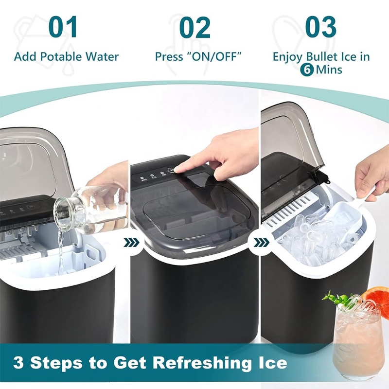 Máquina de Gelo Portátil de Ba - Home Cooking Appliances avaliação e preço
