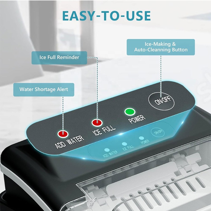 Máquina de Gelo Portátil de Ba - Home Cooking Appliances avaliação e preço