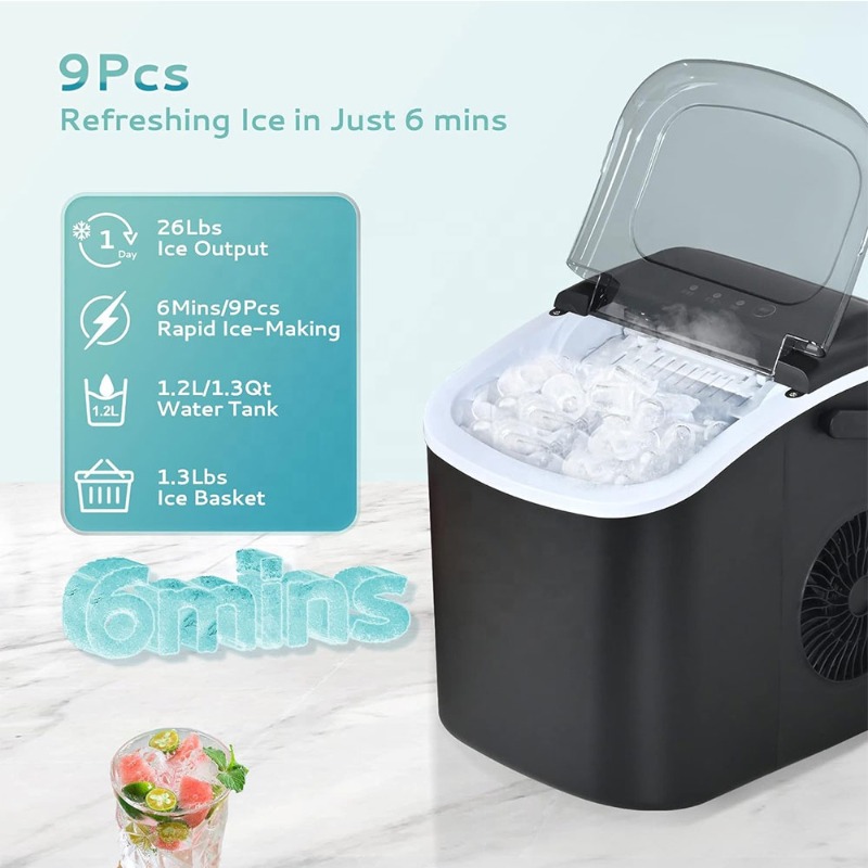 Máquina de Gelo Portátil de Ba - Home Cooking Appliances avaliação e preço