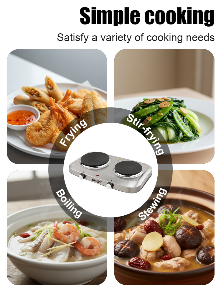 Fogão Elétrico de Dupla Chama  - Hot Pot Portable Dual avaliação e preço